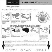 Gewo - Clean Stick Glue Sheet